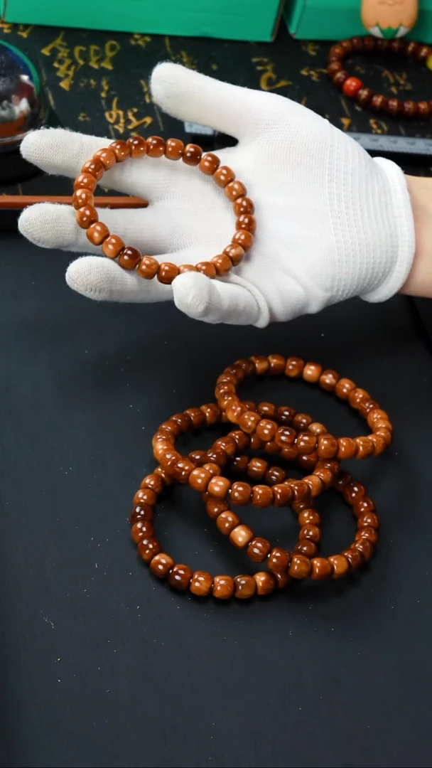 紫金鼠手串实心库克老型9