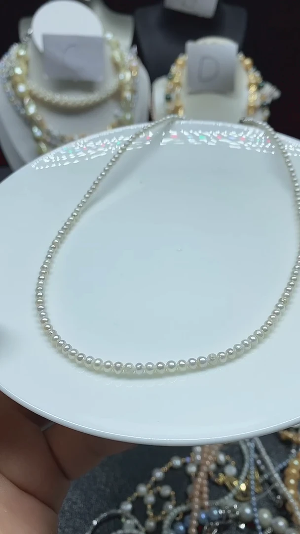 淡水珍珠未镶嵌颈饰多人