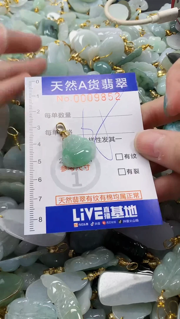 未镶嵌挂件翡翠纯天然a货翡翠