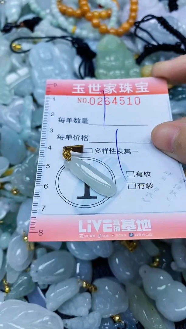 翡翠未镶嵌颈饰闪购0264510