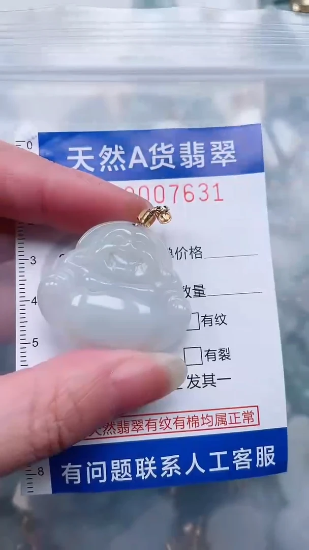 翡翠未镶嵌吊坠(不含链)1