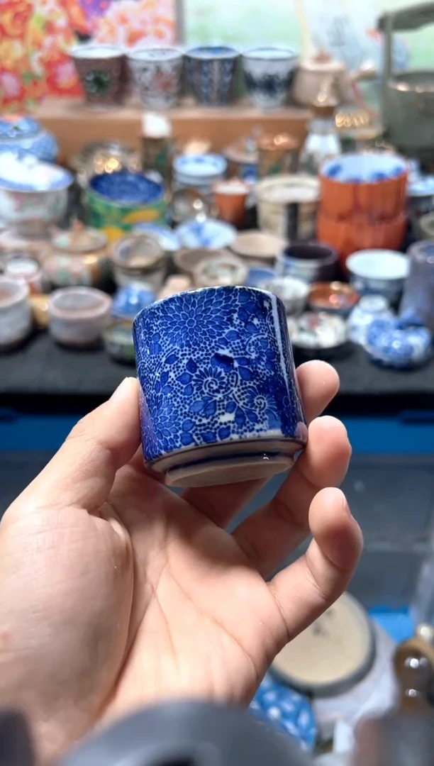 瓷片卑***强夏目海外回流瓷器中古品。