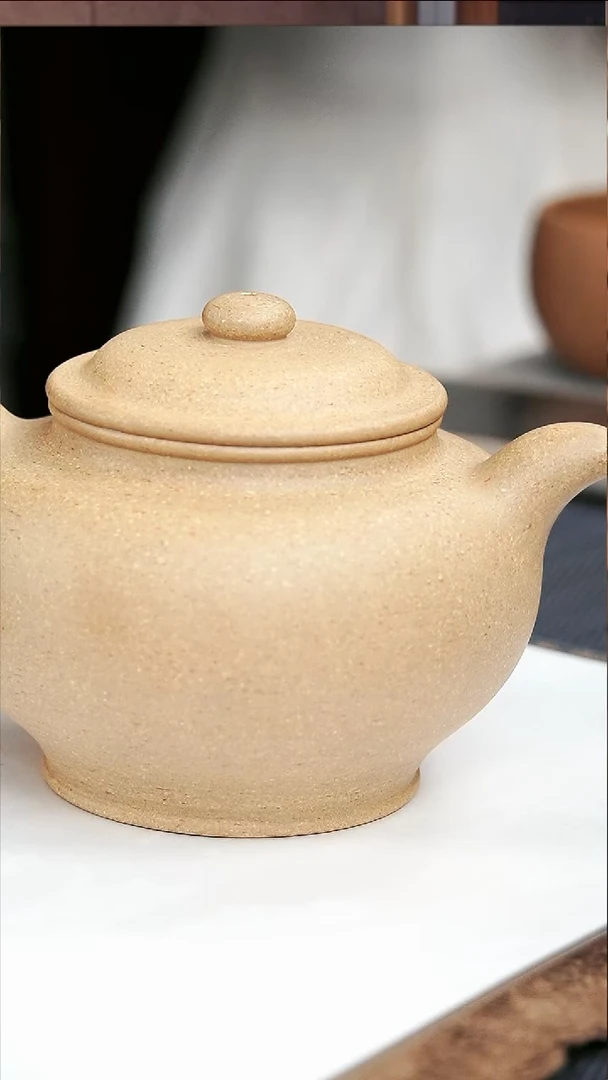 茶壶紫砂超***己桃花泥掇只微瑕