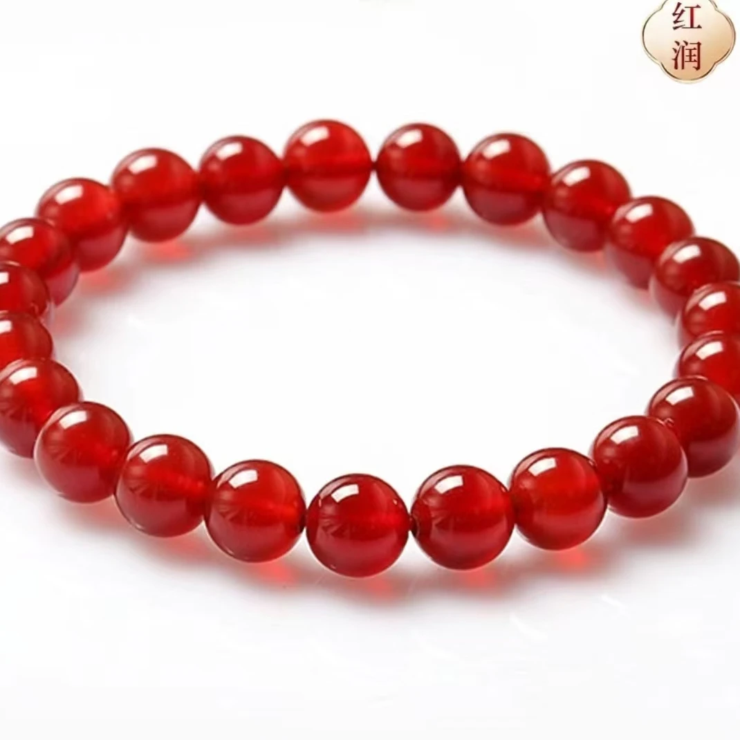 福利卡10mm高品中国红南红手链手串