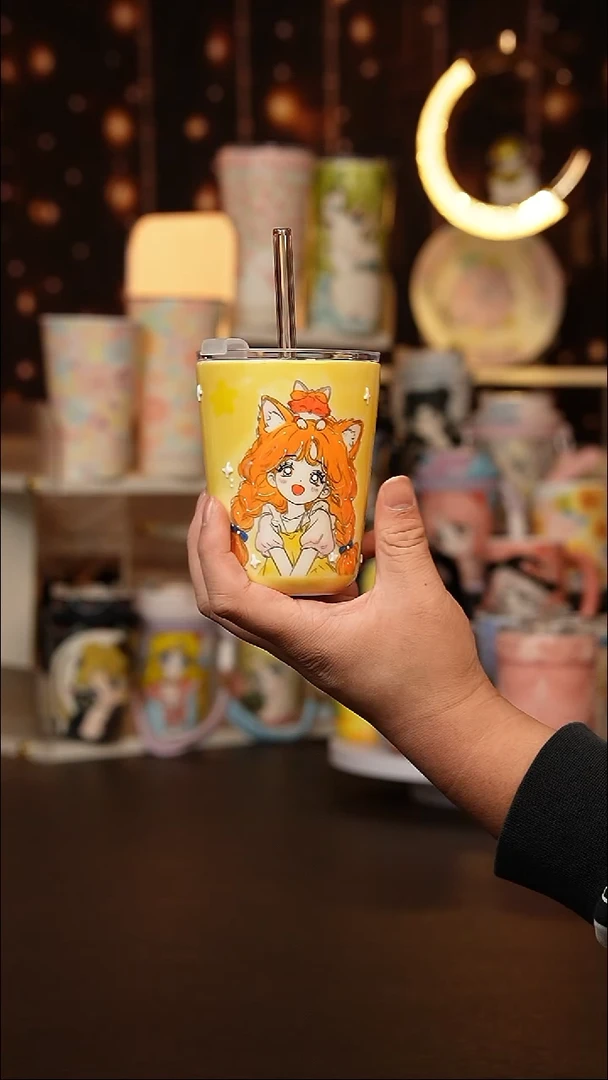 (玉泥）景德镇手工手绘文创陶瓷杯