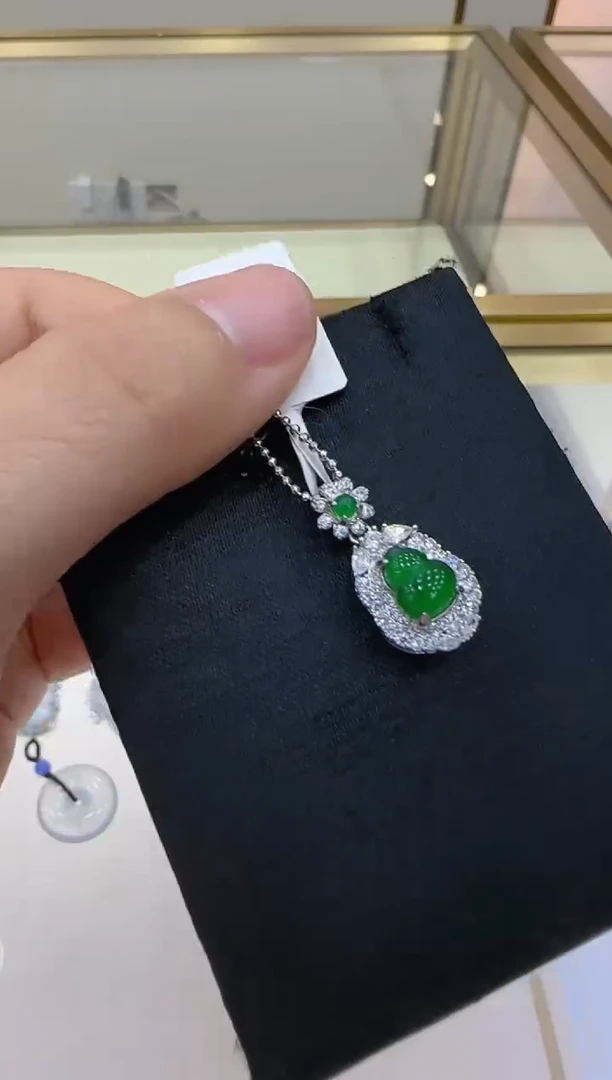 【闪购商品】翡翠吊坠(不含链)银S925镶嵌多样性团购发一件