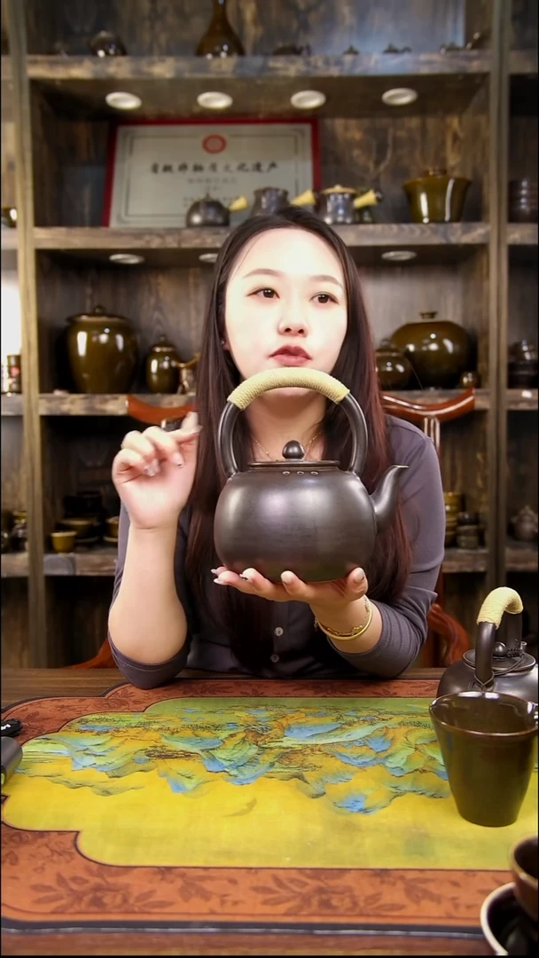 纯原矿高温煤窑烧制  干烧壶1200毫升