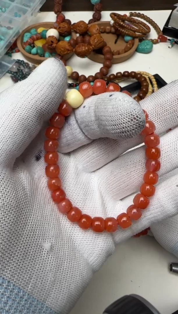 【闪购商品】南红玛瑙手链未镶嵌文玩文玩