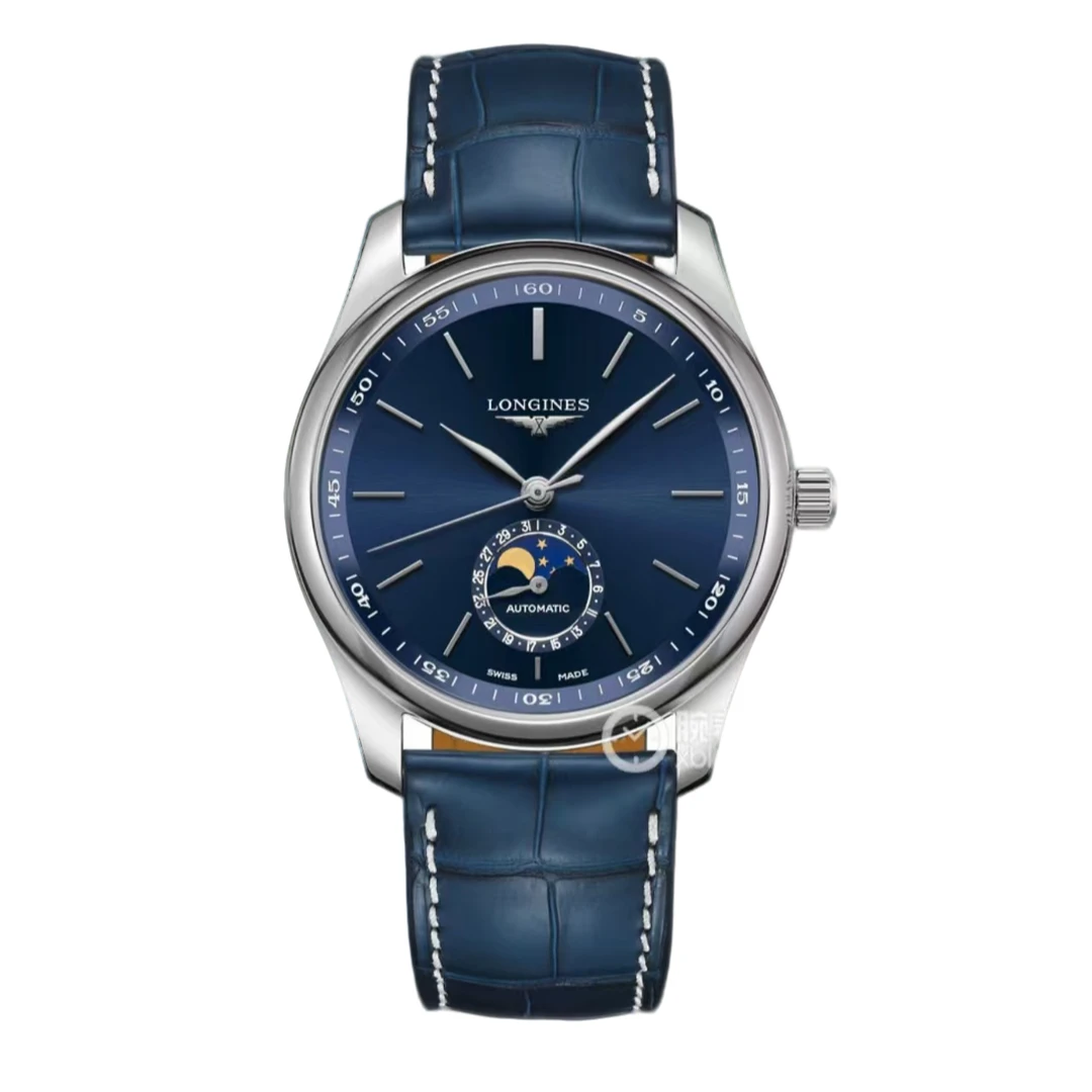 99新 Longines/浪琴 竞品专属/浪琴四针月相/40mm/21300
