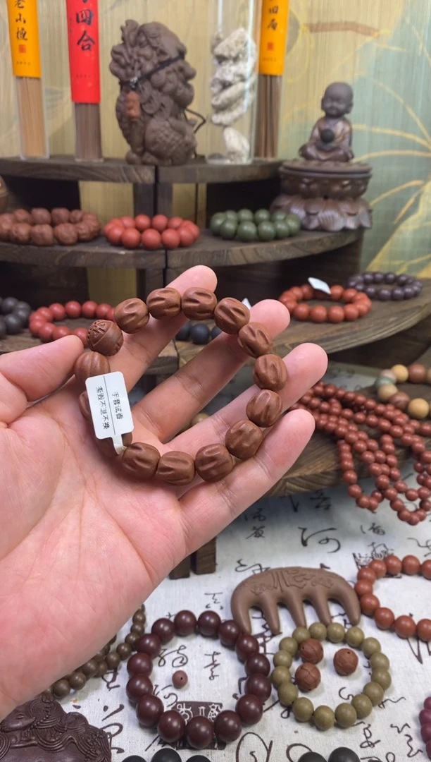 泥塑天****y瑕疵大苏合手串福利百子珠1.5尺寸