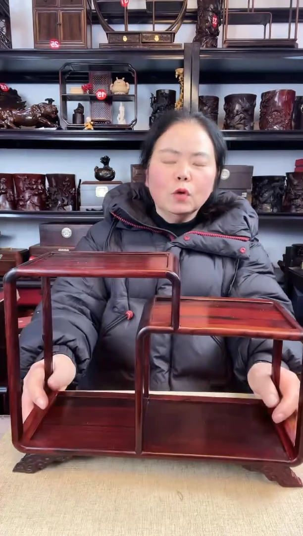 木老李红木工艺品329瑕疵