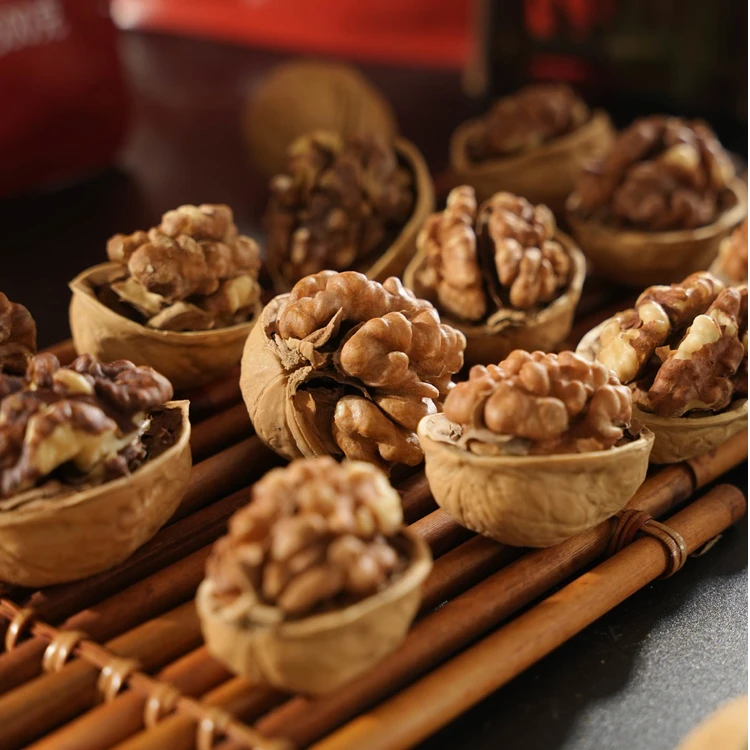 （直播专享）熟核桃新疆阿克苏185纸皮核桃冰糖心味烤核桃产地直发