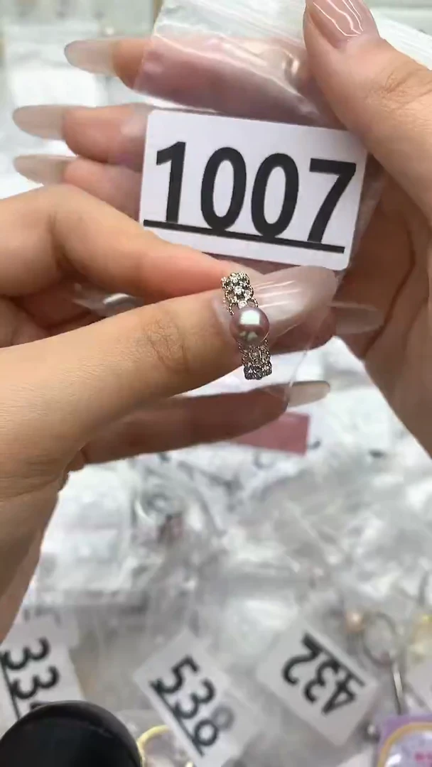 合金珠宝奇石淡水珍珠1007