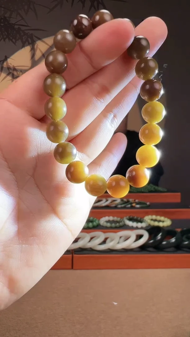 【闪购商品】和田玉（糖玉）手串未镶嵌糖手串