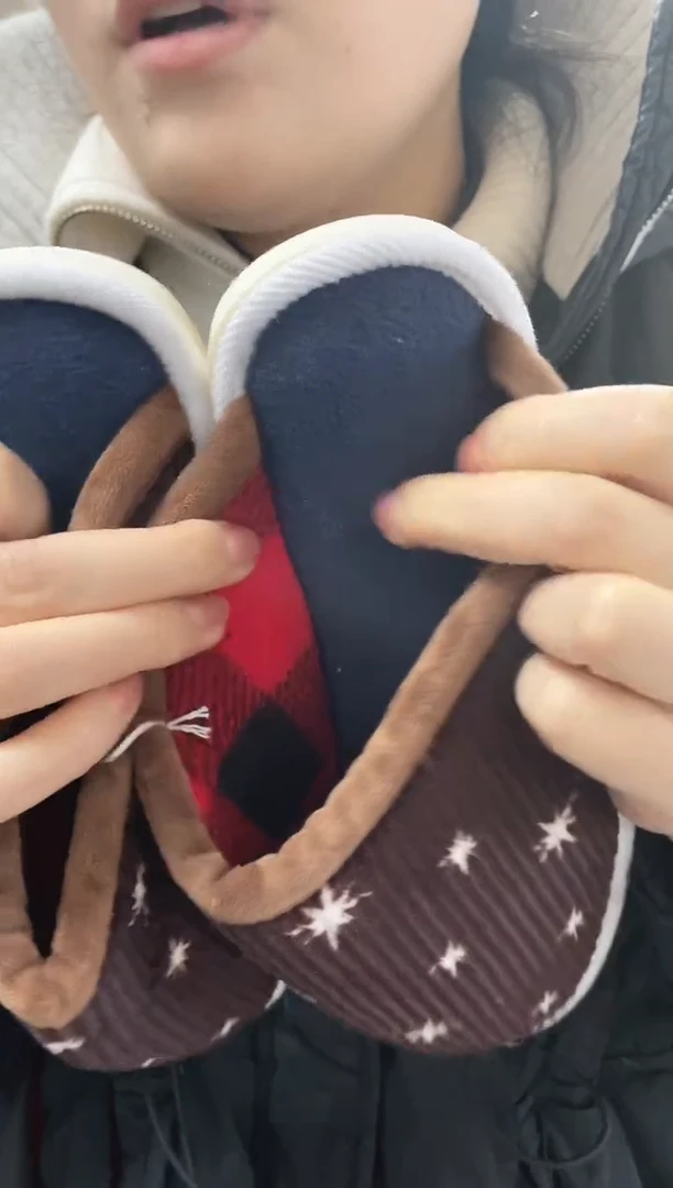 棕色棉拖38码35号