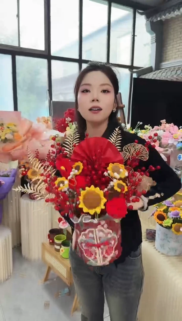 非遗手工定制花束，孤品清仓！！