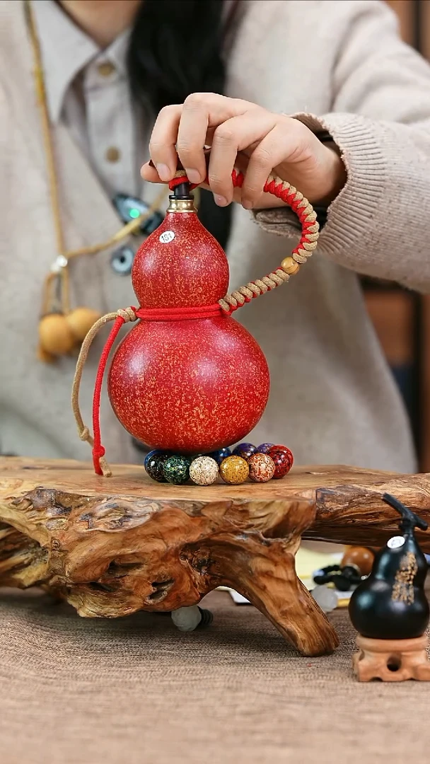 【闪购商品】181—光岳葫天然大漆酒葫芦不含漆珠