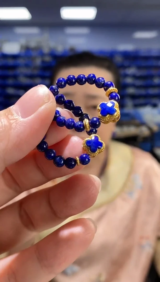 未镶嵌青金石戒指多样性发货发其一