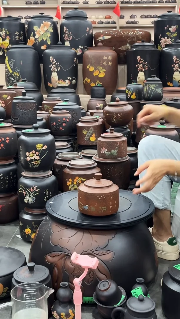 罐瑕疵茶叶罐 古铜色德中 100克 548