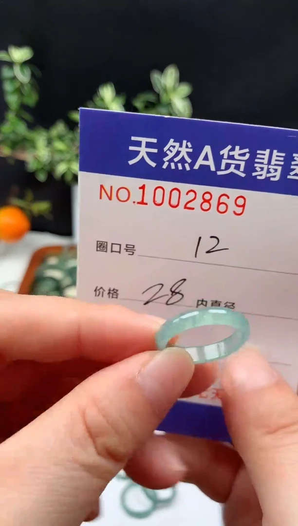 未镶嵌戒指翡翠12#