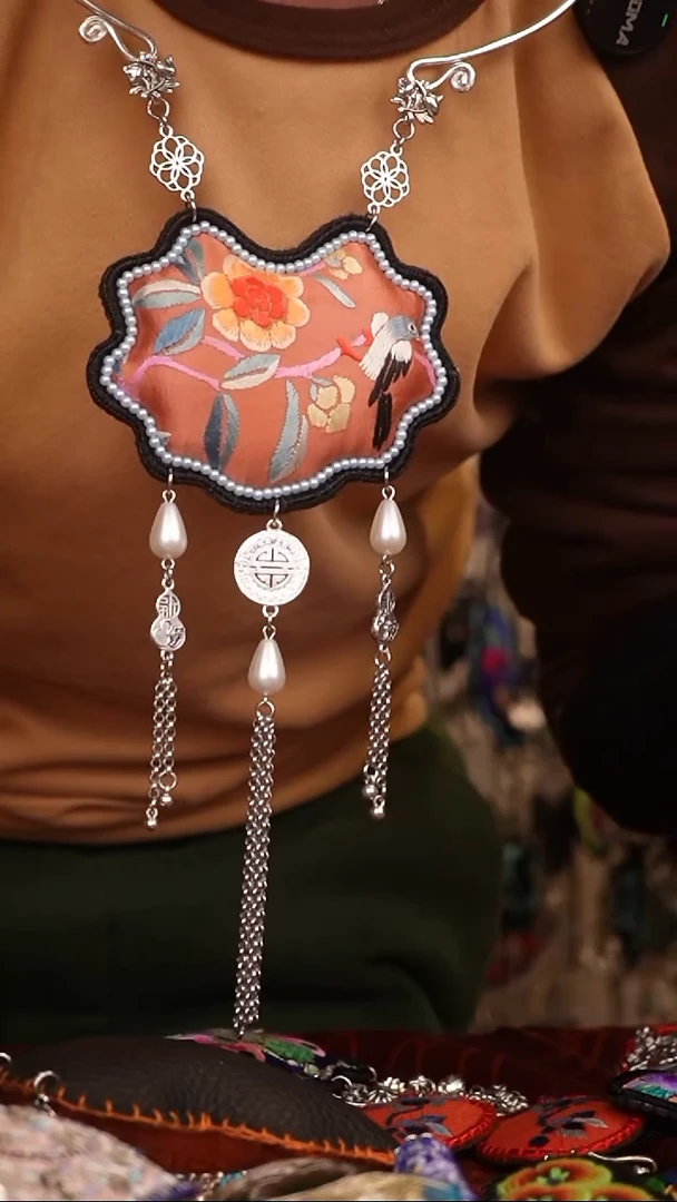 刺绣小****号086 高吉文创 直播老绣