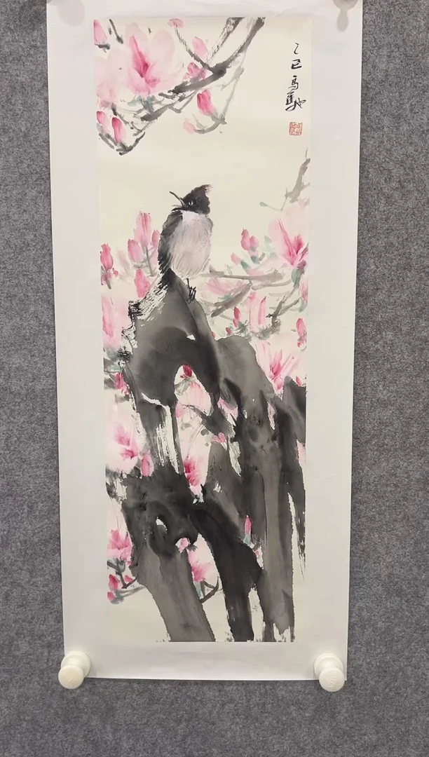 国画马驰-1.4平尺-国画作品