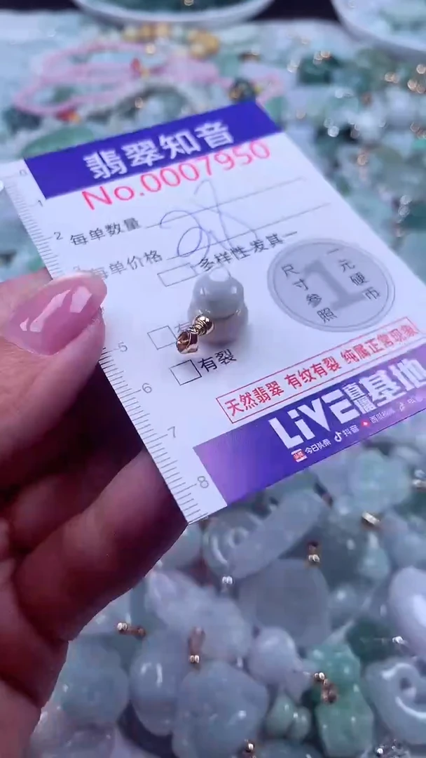 颈饰未镶嵌翡翠7950