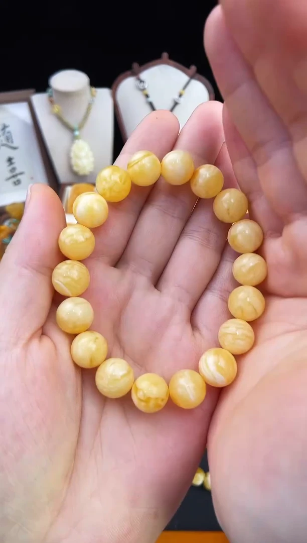 琥珀未镶嵌珠宝奇石柒月