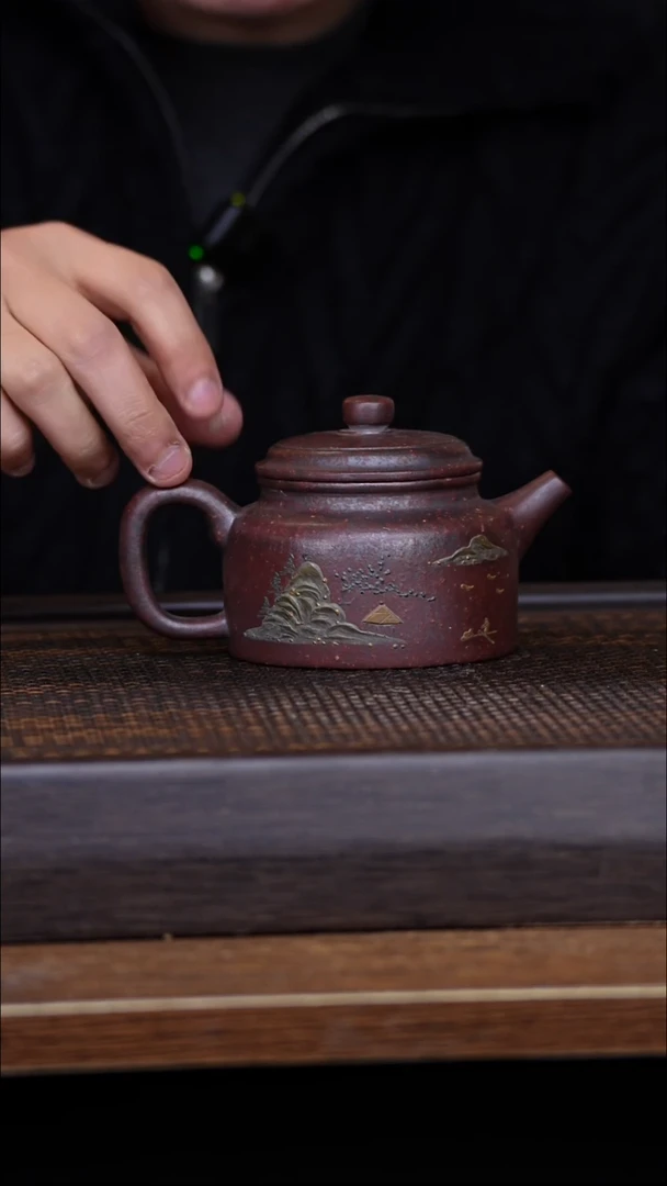 茶壶紫砂宜兴手工原矿紫砂壶001