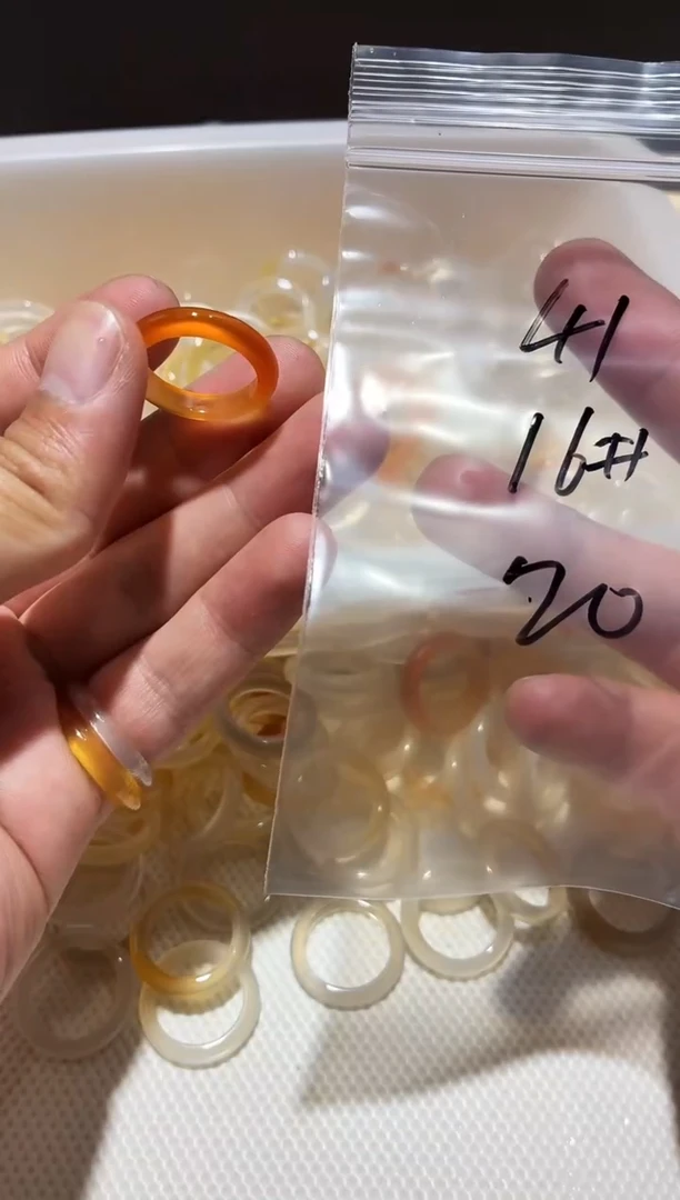 玛瑙/玉髓戒圈未镶嵌41