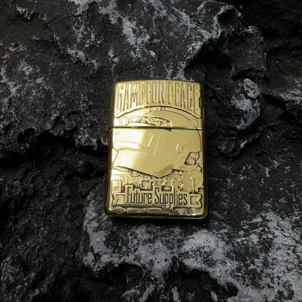 ZIPPO打火机  和平精英 168盔甲煤油打火机 送礼物 DYJ1