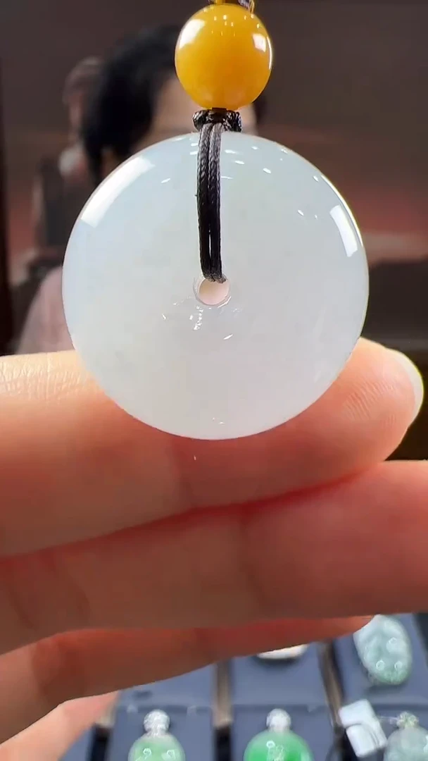 未镶嵌挂件翡翠甜甜圈