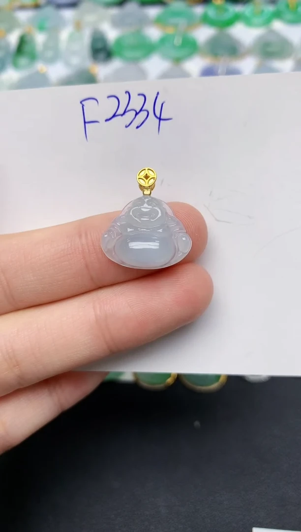 颈饰未镶嵌翡翠天然缅甸A货翡翠百元以上9元证书费自理