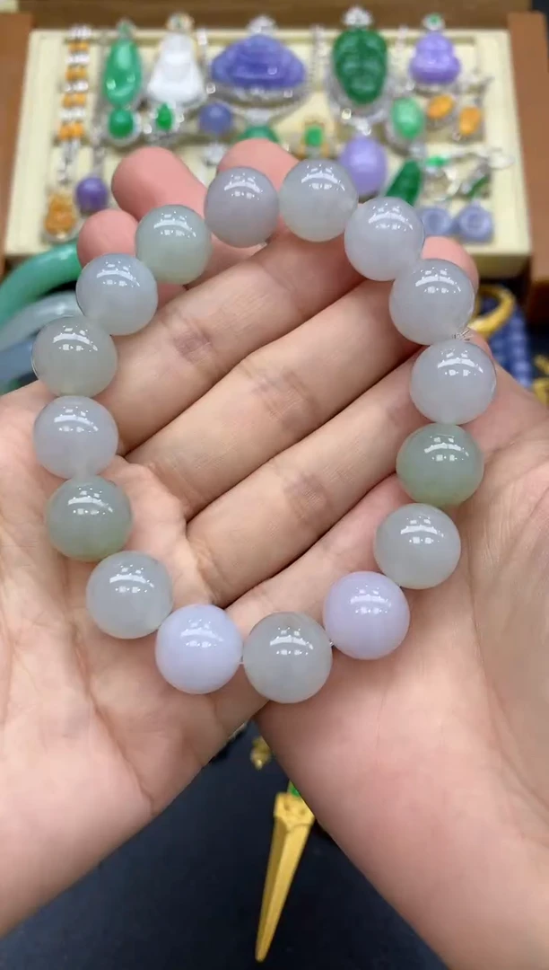 未镶嵌手串翡翠143-中国好珍宝