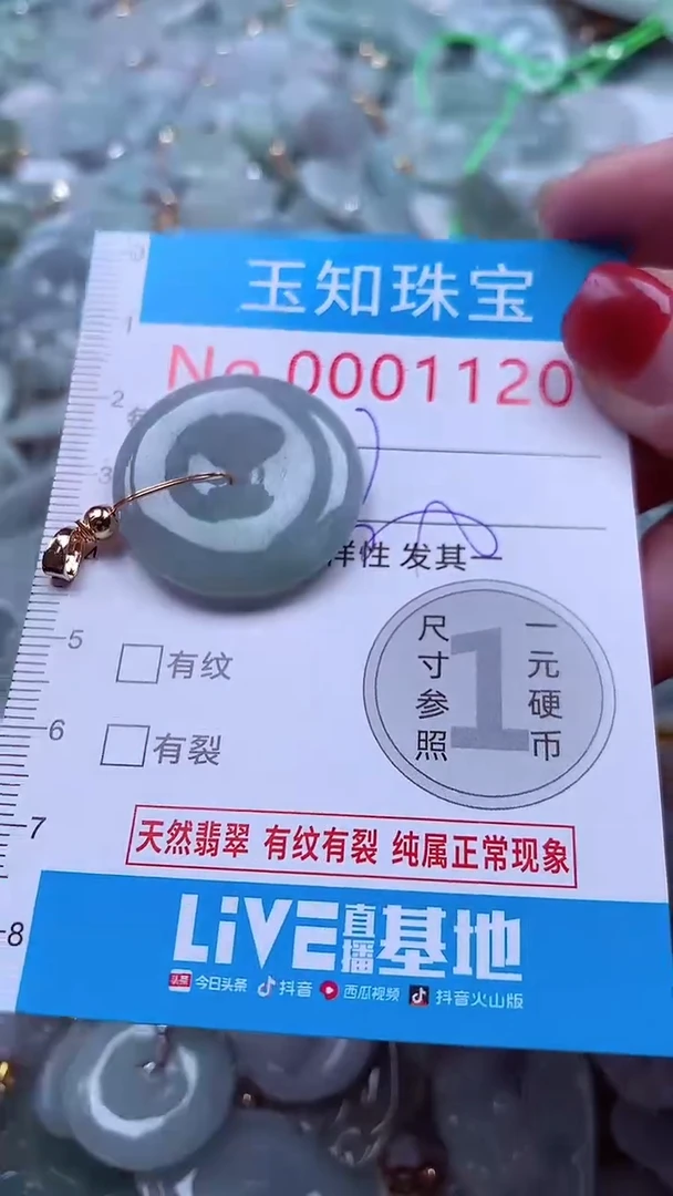 吊坠(不含链)未镶嵌翡翠1120