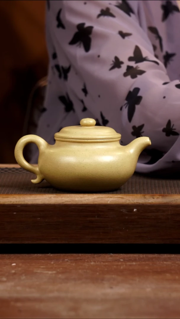 茶壶紫砂四号井本绿仿古290CC