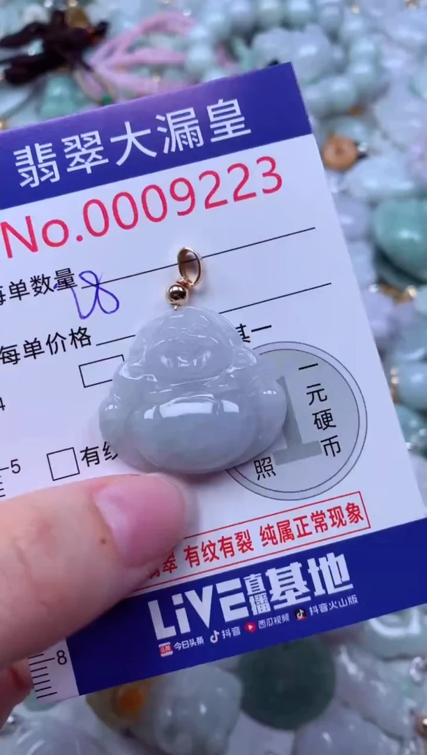 吊坠(不含链)未镶嵌翡翠9223