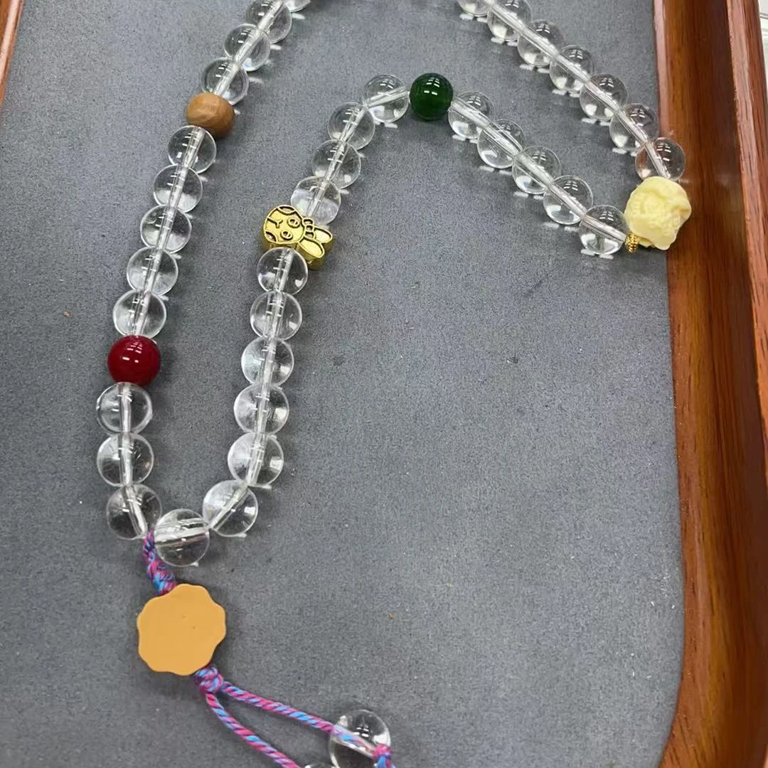 066白水晶双圈设计款手链