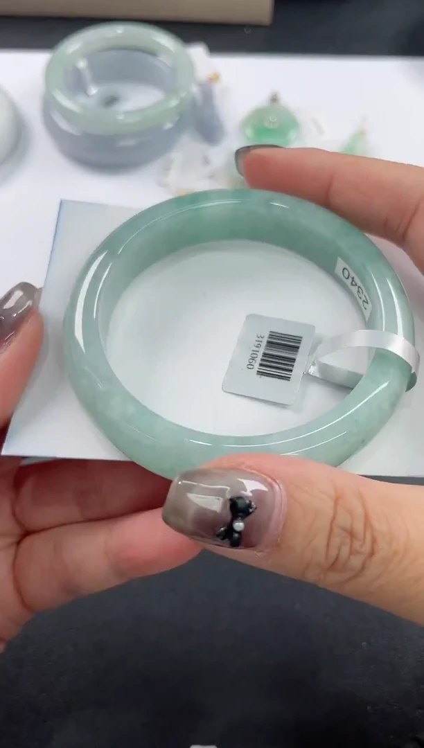 未镶嵌手镯翡翠基地发货H3384 54+