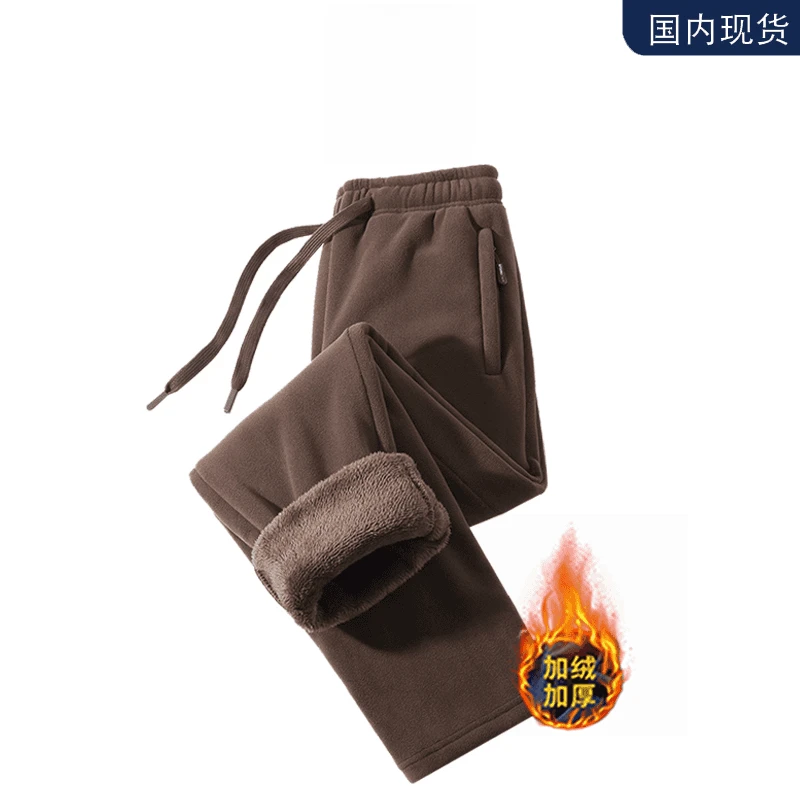 【现货严选】情侣款奥粒绒卫裤冬季加绒束脚裤户外保暖男士长裤