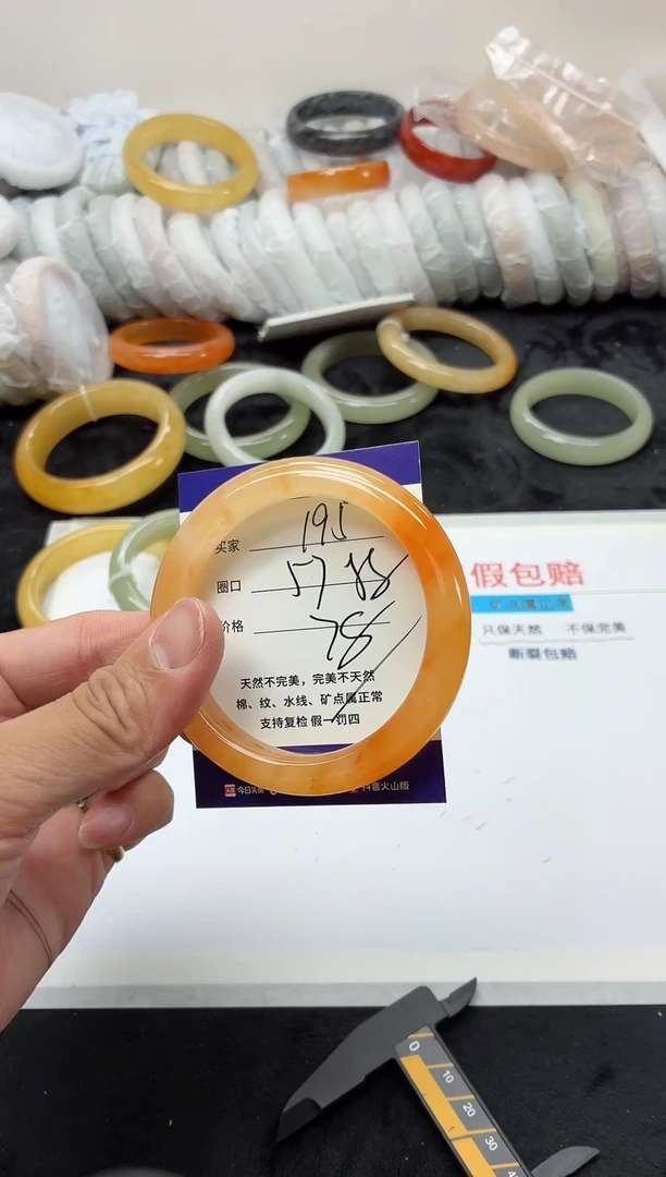未镶嵌手镯石英质玉195