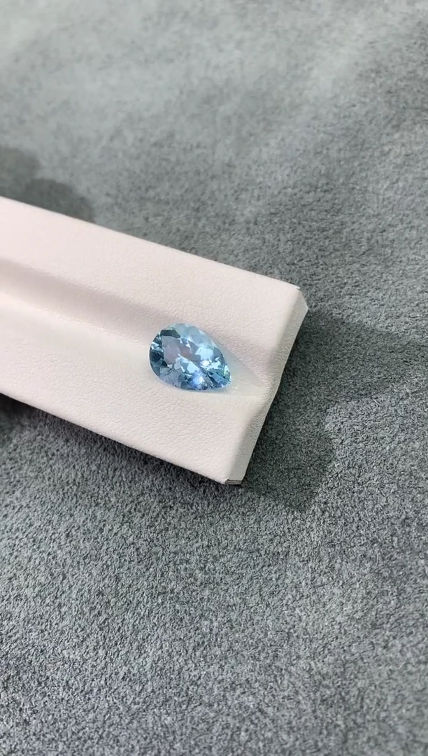 裸石海蓝宝石圣玛丽亚色 3.43CT