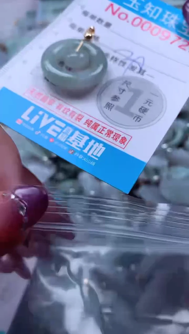 翡翠未镶嵌吊坠(不含链)9729