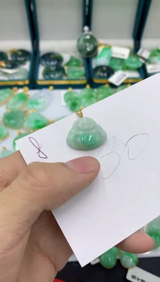 【闪购商品】翡翠颈饰18K金镶嵌11111111111