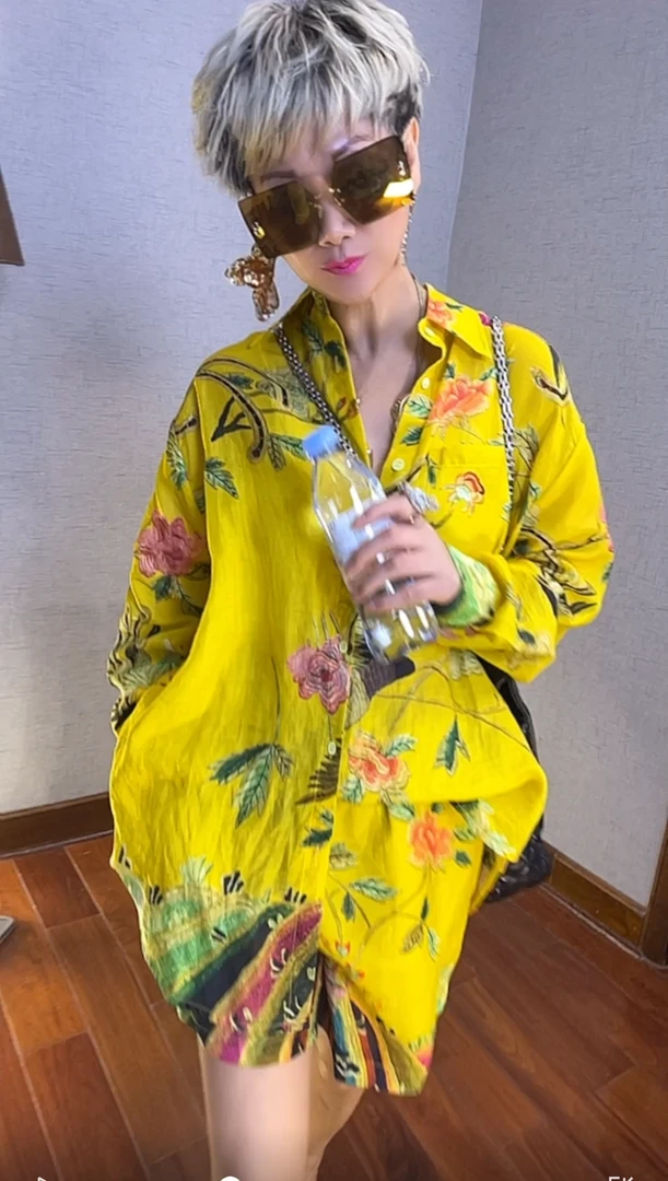 【时尚先驱】欧美风时尚夏季高奢花色套装