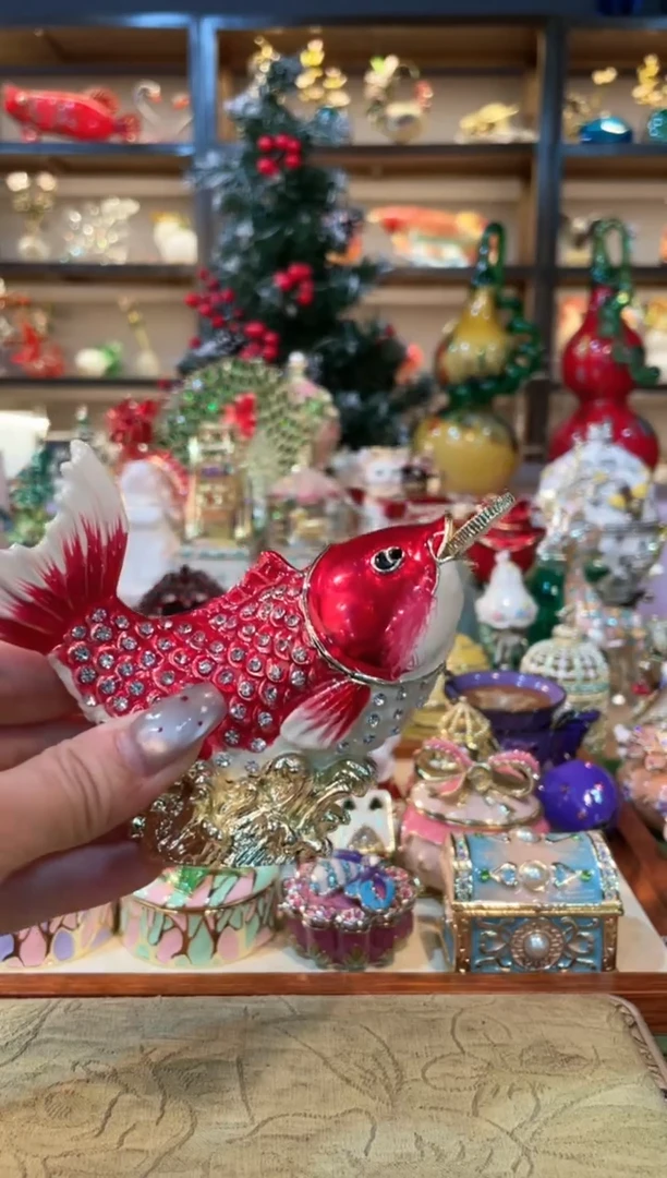 【闪购商品】精致珐琅彩首饰盒