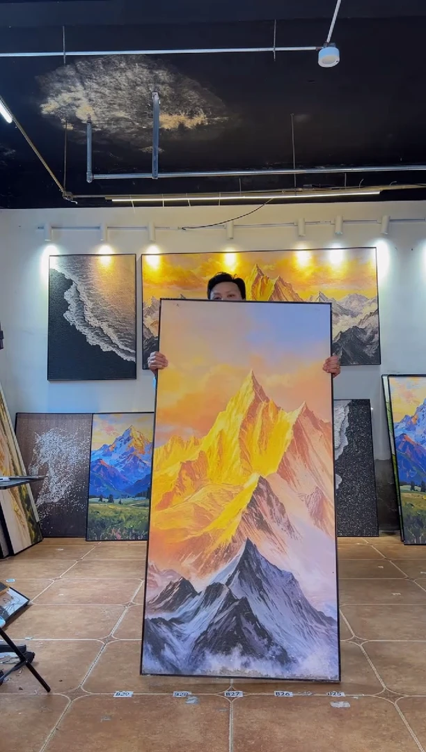 90*180 日照金山 黑框