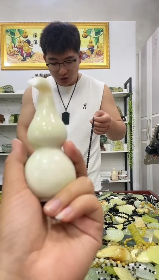 岫玉未镶嵌手把