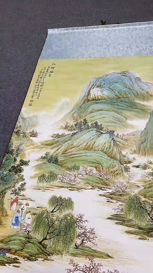 江畔游春5415133513513