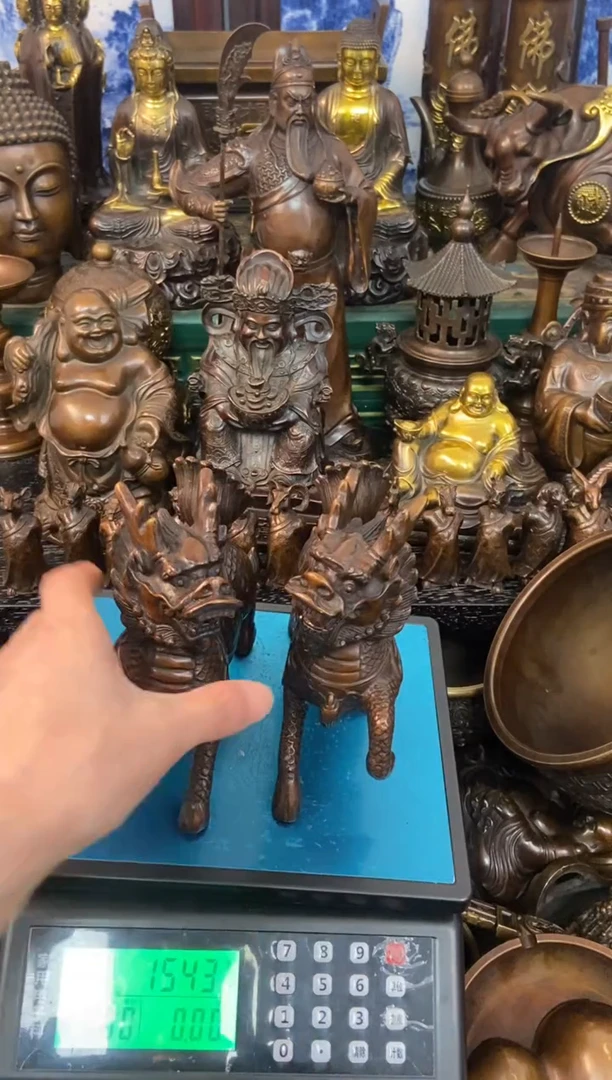 诚信经营  铜器摆件